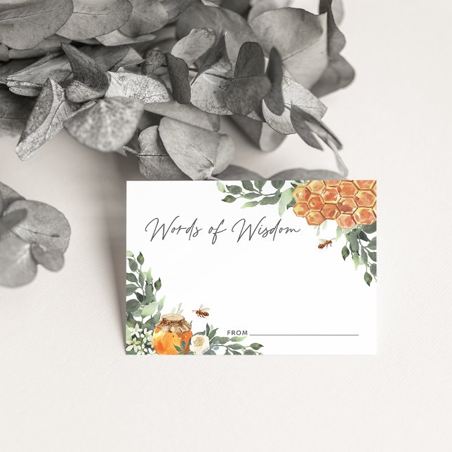 Naranja Blossom Honey Bee Tarjetas de Consejos de  (Subido por el creador)