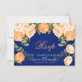 Naranja botánico y Boda azul de la Marina - RSVP