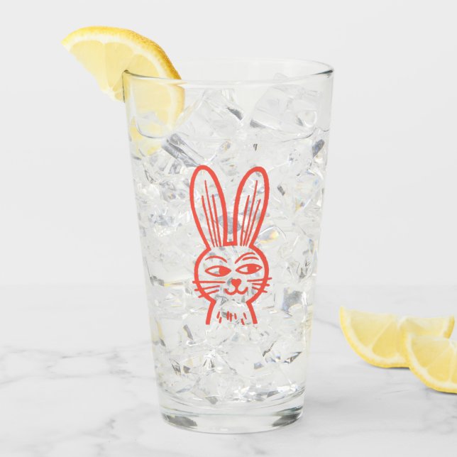 Naranja Bunny Glass (Anverso (hielo))