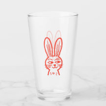 Naranja Bunny Glass