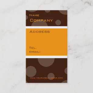naranja burbuja de chocolate, tarjetas de perfil v
