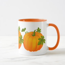 Naranja Caída Calabaza taza de café