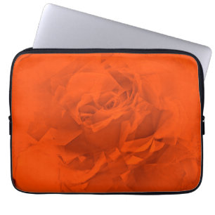 Naranja cálido de la bolsa electrónica con Rosa en