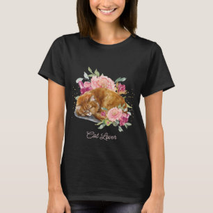 Naranja Cat Mom Hermoso Regalo Para Su Camiseta