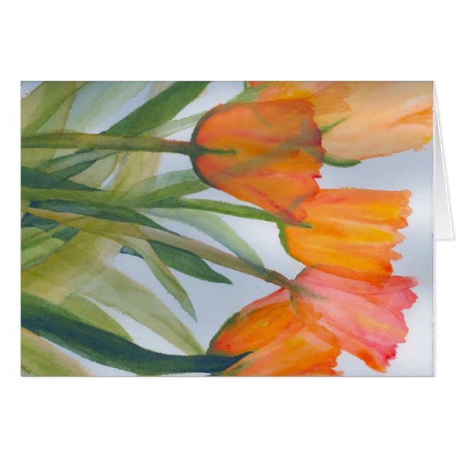 Naranja Citrus Tulips (Anverso (Horizontal))