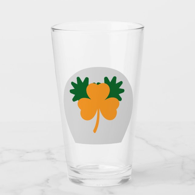 Naranja Clover American Drinking Glass (Anverso)