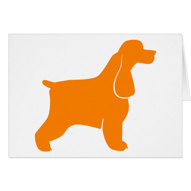 Naranja Cocker Spaniel (Anverso (Horizontal))