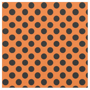 Naranja con la tela negra del lunar