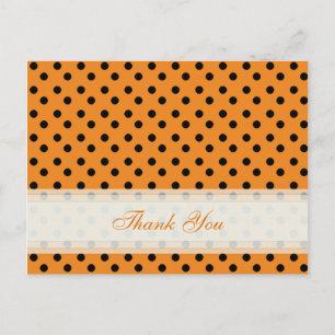 Naranja con tarjetas de agradecimiento a Polka Neg