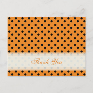 Naranja con tarjetas de agradecimiento a Polka Neg