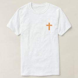 Naranja Creo En Jesús Camiseta