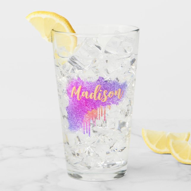 Naranja Cute Purple | Bebida de cola de cocción co (Anverso (hielo))