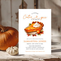 Naranja Cutie Pimpkin Fall Baby Shower