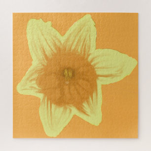 Naranja Daffodil Rompecabezas Amarillo