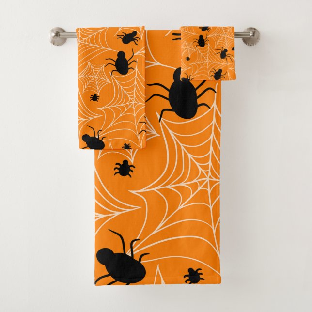 Naranja de araña de Halloween espeluznante decorac (In situ)