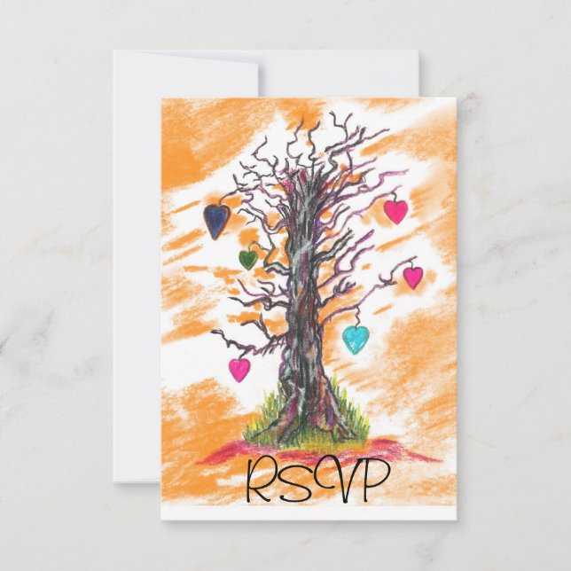 Naranja de árbol de amor RSVP (Anverso)