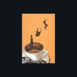 Naranja de arte pop de arte de buceo de los amante<br><div class="desc">Café Lover Diving Pop Art Artwork Naranja Dive Canvas Imprimir Un regalo perfecto para cualquier amante del café. Estilo de arte pop Naranja de Guay Imprimir el arte perfecto para inspirar la imaginación.</div>