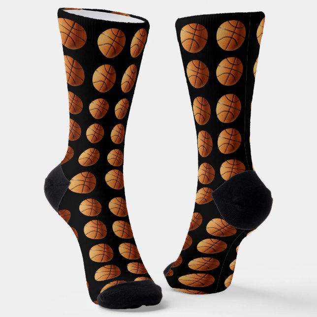 Naranja De Baloncesto Tradicional En Calcetines De (Angular)