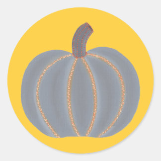 Naranja de calabaza gris ilumina a Pegatinas de Ha