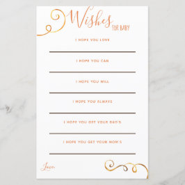 Naranja de calabaza otoñal Tarjetas de deseo de be