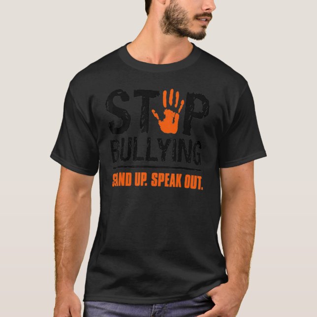 Naranja de camiseta del Día de la Unidad Dejar de  (Anverso)