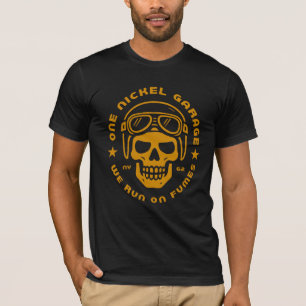 Naranja de camisetas de One Nickel Garage Retro 2