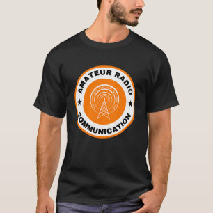 Naranja de camisetas de radio de aficionados