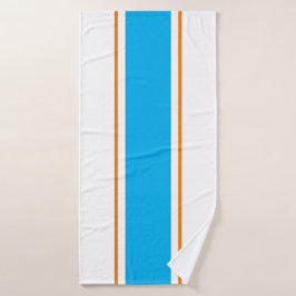 Naranja de cielo azul deportivo con franjas de Car