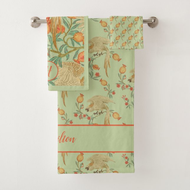 Naranja de Cockatoo y Pomegranate y Verde (In situ)