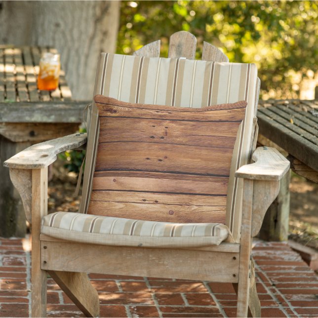 Naranja de Cojín decorativo Rustic Wood (Silla)