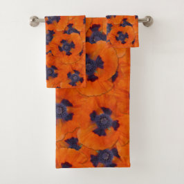 Naranja de escarlata Poppy Patrón sin problemas