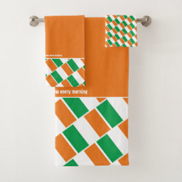 Naranja de Escritura Personalizada de FLAG IRELAND