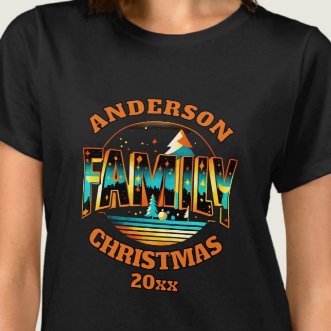 naranja de familia navidades camiseta editable ver (Subido por el creador)