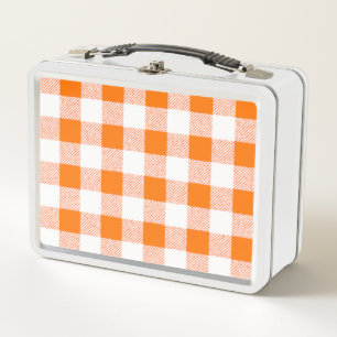 Naranja de Gingham Check