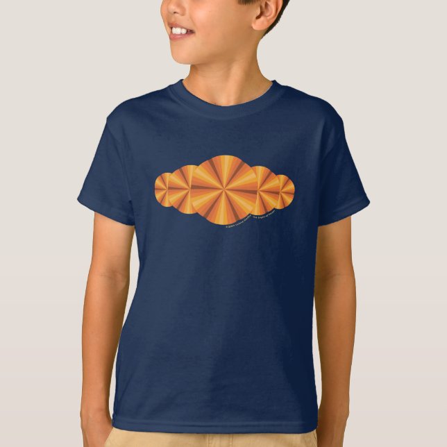 Naranja de ilusión óptica niño y bebé camiseta osc (Anverso)
