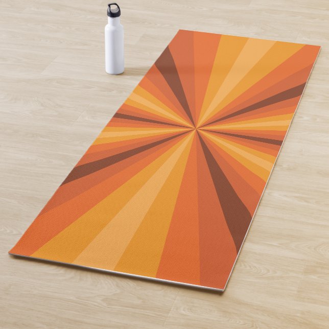 Naranja de Ilusión Óptica Yoga Mat (In situ)