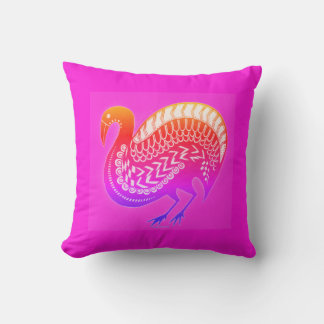 Naranja de inspiración griega y almohada de pájaro