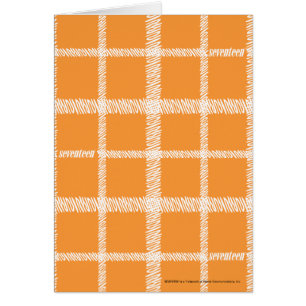 Naranja de la tela escocesa