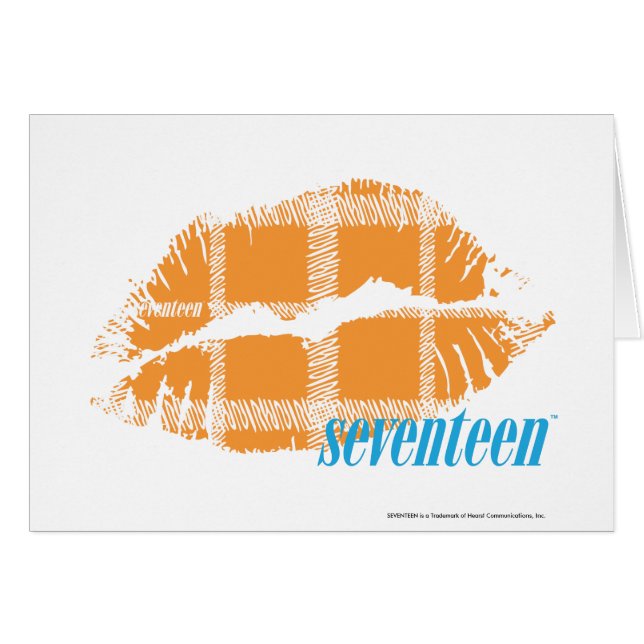 Naranja de la tela escocesa (Anverso (Horizontal))