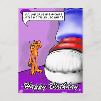 Naranja de Lil Illow - postal feliz cumpleaños