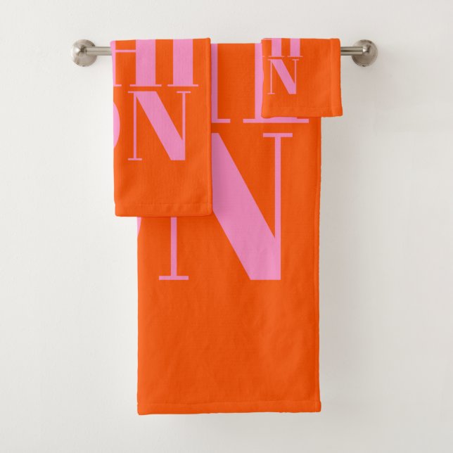 Naranja De Moda Y Decoración Moderna Rosa Preppy (In situ)