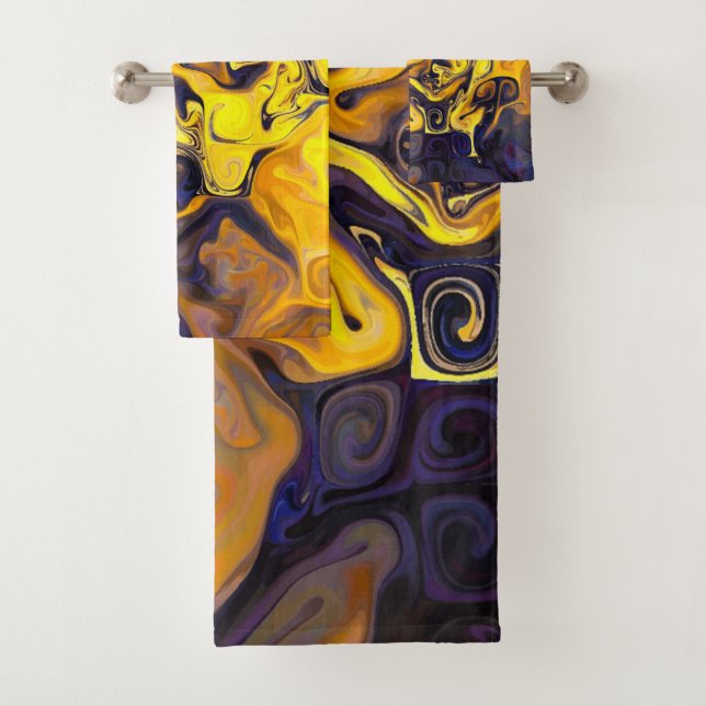 Naranja de montaña cálida espirales de oro amarill (In situ)