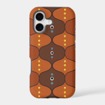 Naranja de ondas retro