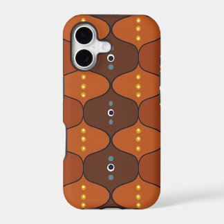 Naranja de ondas retro