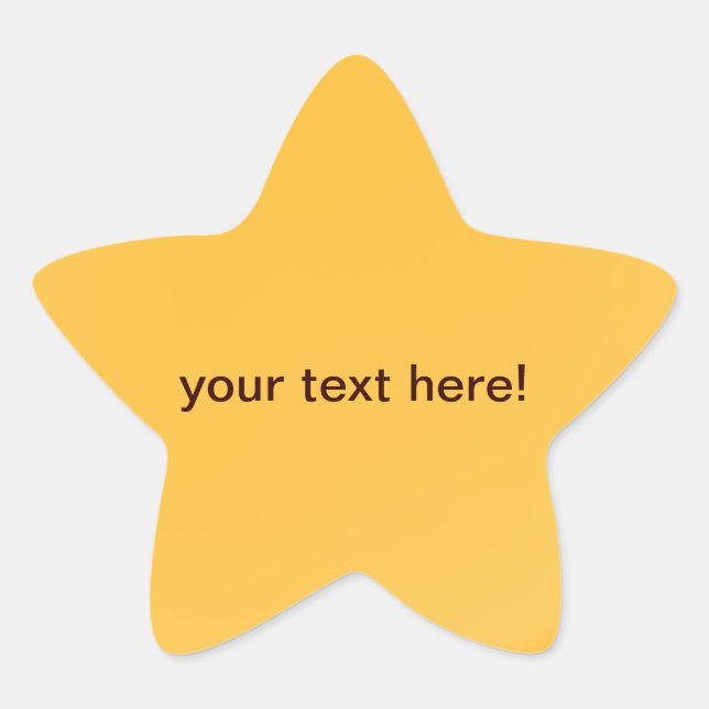 Naranja de Oro - pegatinas estrellas (Anverso)