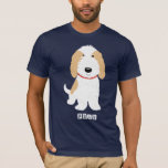NARANJA de Personalizado de PBGV y camiseta de per<br><div class="desc">Petit Basset Griffon Vendeen caricatura camiseta de perro. PBGV de color naranja y blanco. Esta linda camisa de perro está disponible en una variedad de estilos, incluyendo camisetas de manga larga y capuchas. Visite el mundo doodle de Jenn para más personalizados de raza de perros y ropa divertida y regalos...</div>