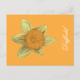 Naranja de postales verticales de Daffodil