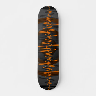 Naranja de sonido skateboard oscuro