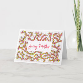 Naranja de tarjetas de Día de la Madre y vino amar