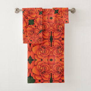 Naranja de toallas de baño Begonia